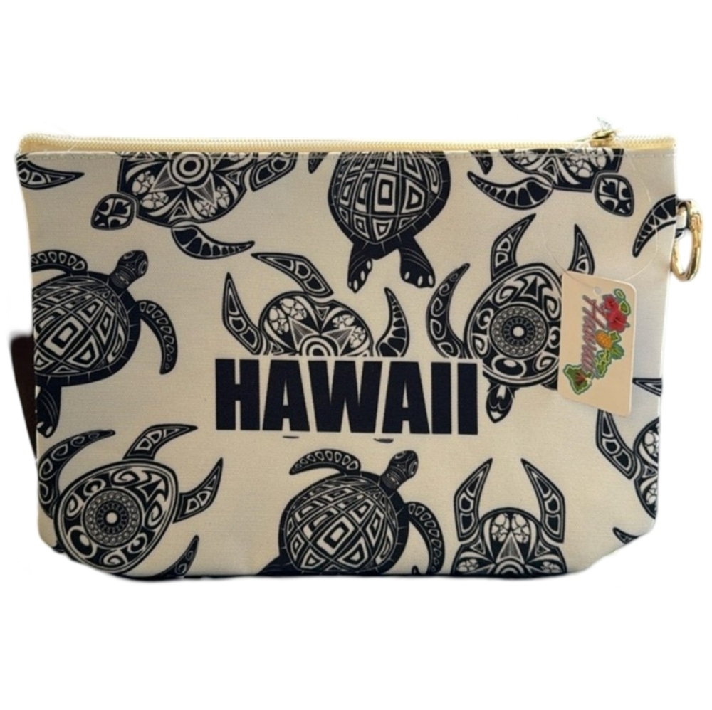 Island Sense | Hawaii Canvas Cosmetic Toiletry Makeup Bag